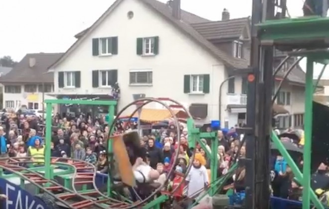 Swiss Carnival Float Rollercoaster