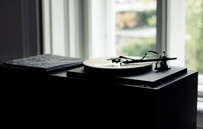 A Record Player That Plays Slices Of Wood