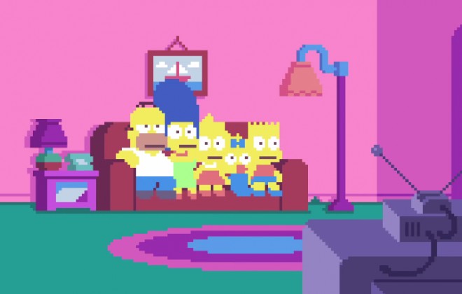The Simpsons, Pixelated