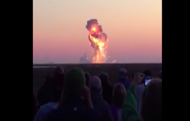 This Raw Footage Of The Recent SpaceX Rocket Explosion Is Intense