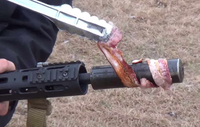 Cooking Bacon With A Gun