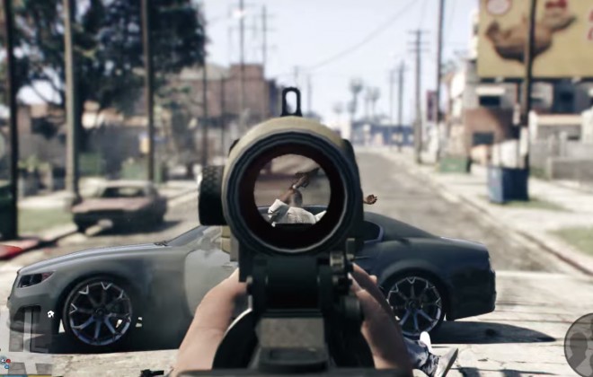 Grand Theft Auto V - First Person!