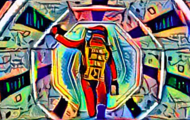 2001: A Space Odyssey In The Style Of Picasso