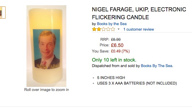 Spice Up Your Home With The Nigel Farage Candle
