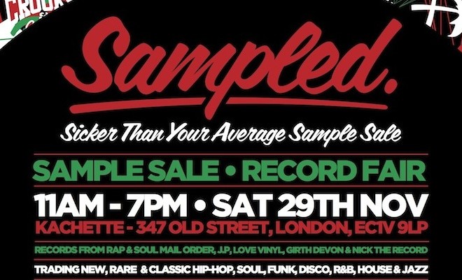 Sampled – Sicker Than Your Average Sample Sale - Nov 29th