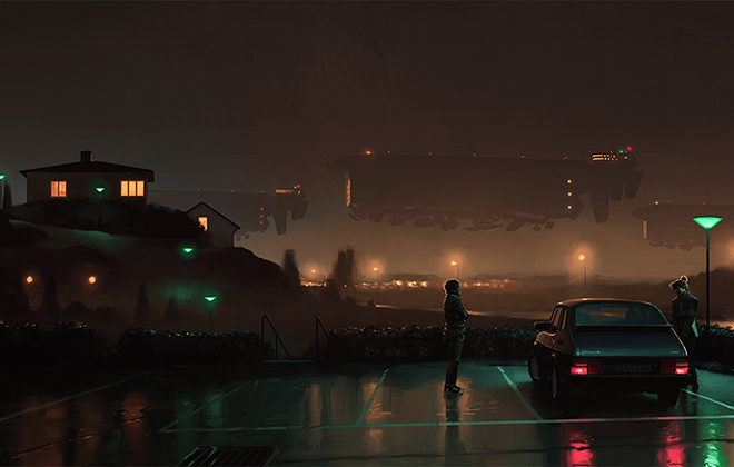 Simon Stålenhag's Futuristic Concept Artwork