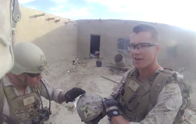 Good Thing He Wore That Helmet