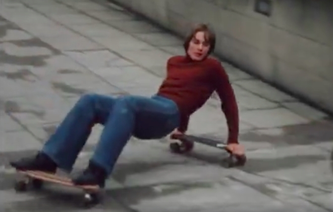 Skateboarding At Southbank In 1977