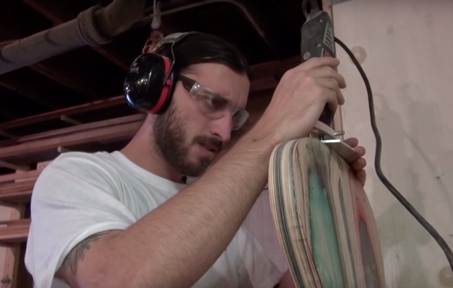 Making Skateboards Into Guitars With Nick Poufard