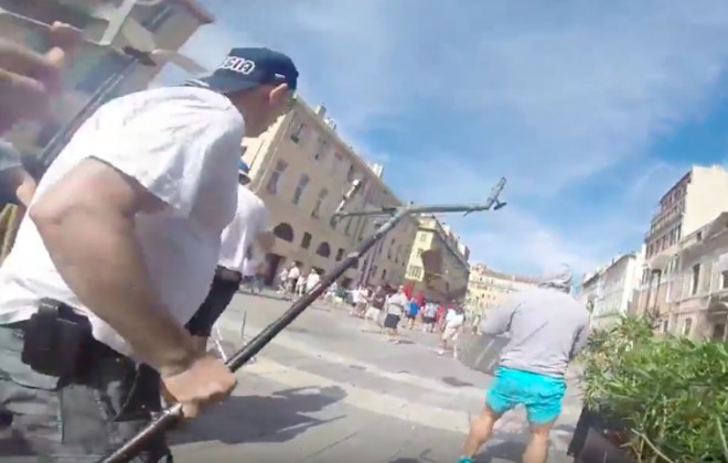 Check Out This Hooligan's First-Person Marseille Football Violence Footage