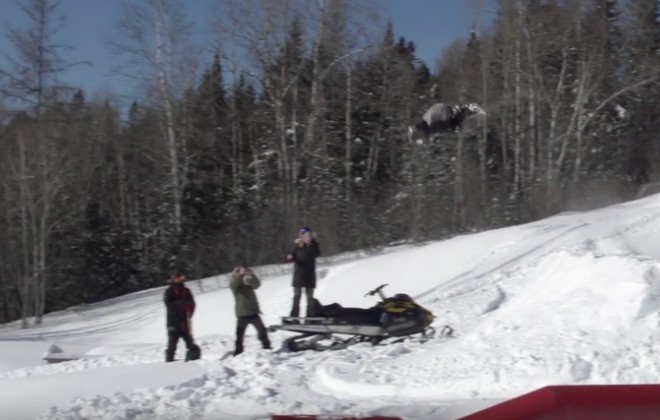 8 Year Old Snowboarder Successfully Lands Double Backflip