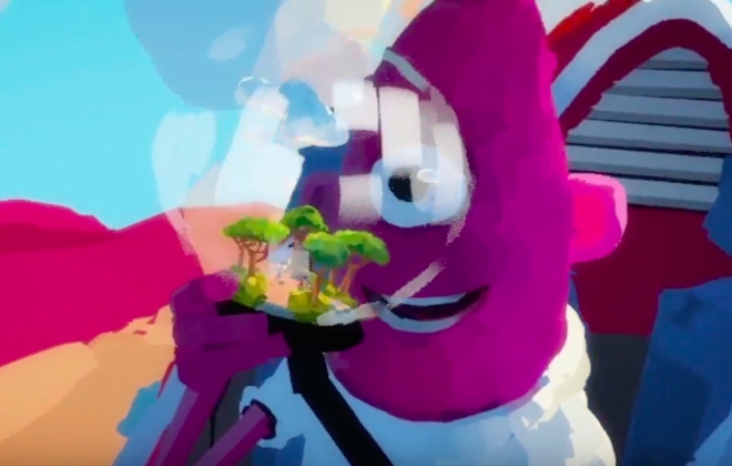 A 3D Painting Created In Virtual Reality