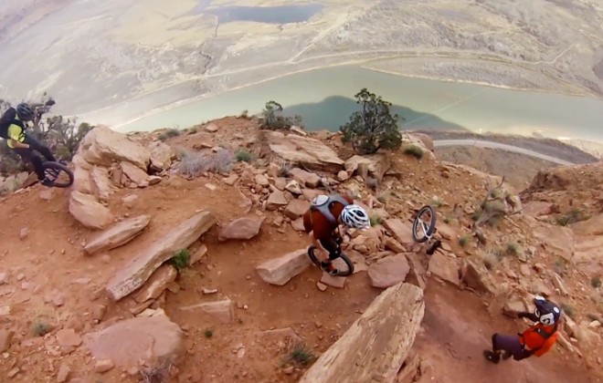 Unicycling Down A Mountain