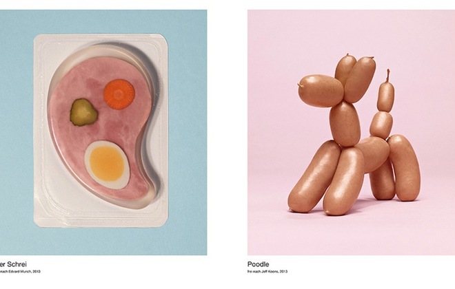 Famous Paintings Recreated With Deli Meat