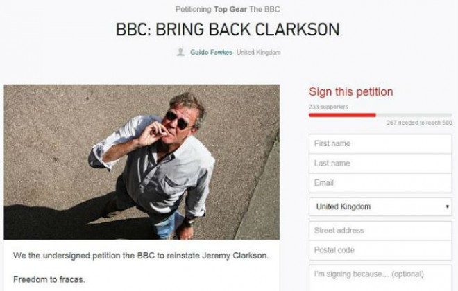 Let's Round Up Everyone Who Signed The Bring Back Clarkson Petition & Throw The World's WORST Party