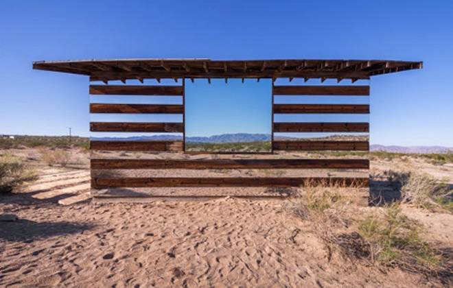 Artist Phillip K Smith III Makes A Californian Desert Cabin Appear Transparent