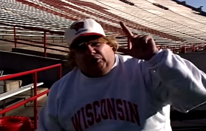 Chris Farley Really Wants You To Go To The University Of Wisconsin