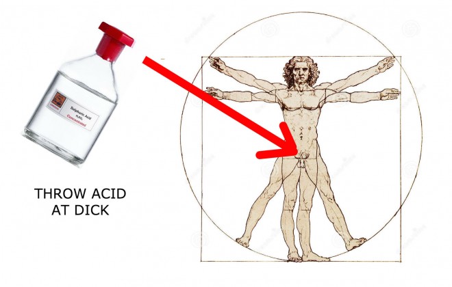 Did A Girl Really Throw Acid On Her Boyfriend's Dick??