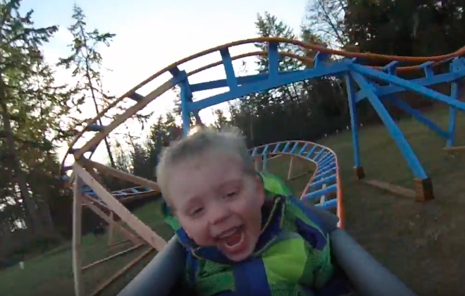 Best Dad Ever Builds Roller Coaster For Son