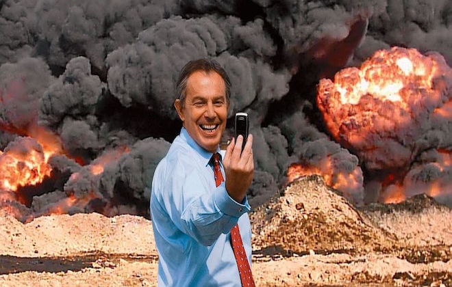 We Spoke To The Creators Of The Tony Blair Iraq War Selfie Montage