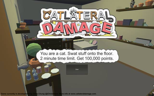 Catlateral Damage, A First-Person Cat Simulator About Destroying Your Owner’s Possessions