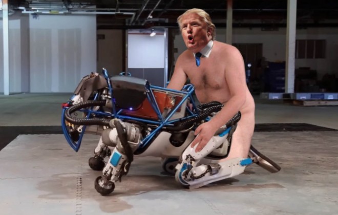 Donald Trump Bangs Things
