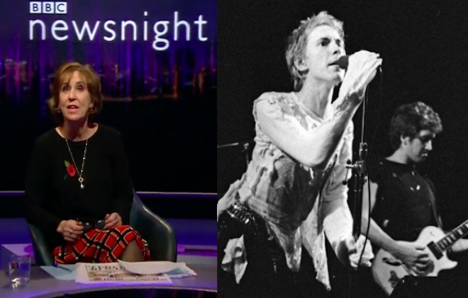 BBC Newsnight Closes Programme With Sex Pistols' God Save The Queen