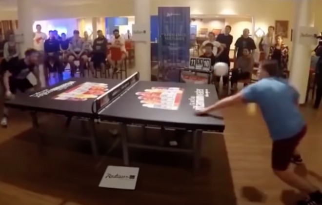 Football + Ping Pong = Head Pong