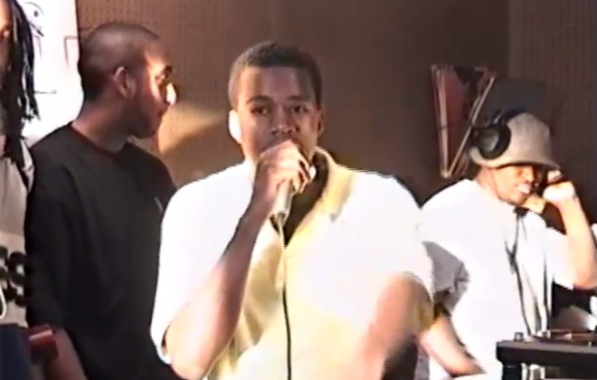 Watch A 19 Year Old Kanye West Rap In A Record Store