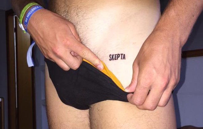 Banterlope Gets Skepta Tattoo, Girlfriend Dumps Him